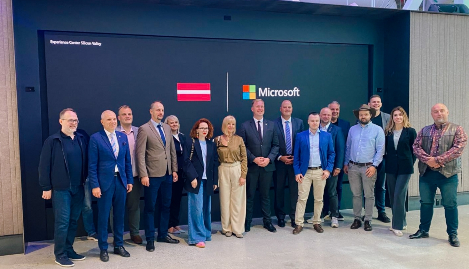 Delegācijas vizīte Microsoft